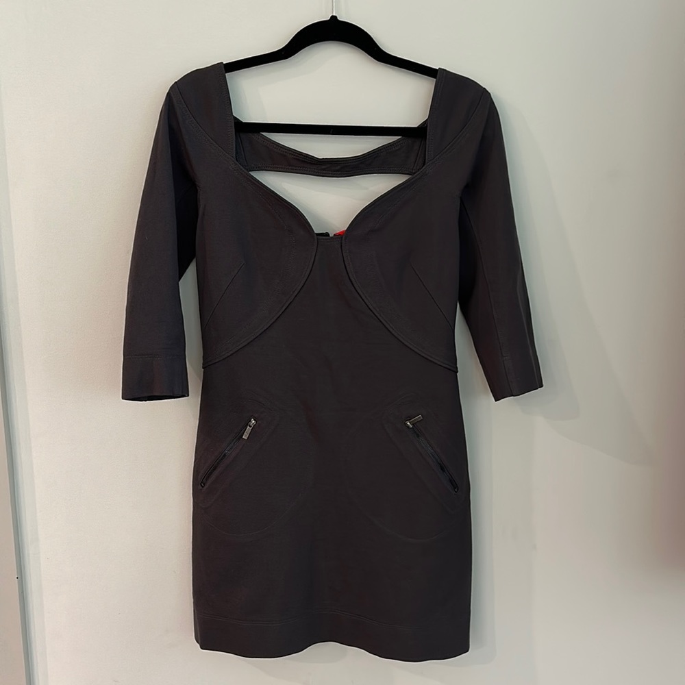 Z Spoke by Designer Zac Posen sexy fitted dress medium